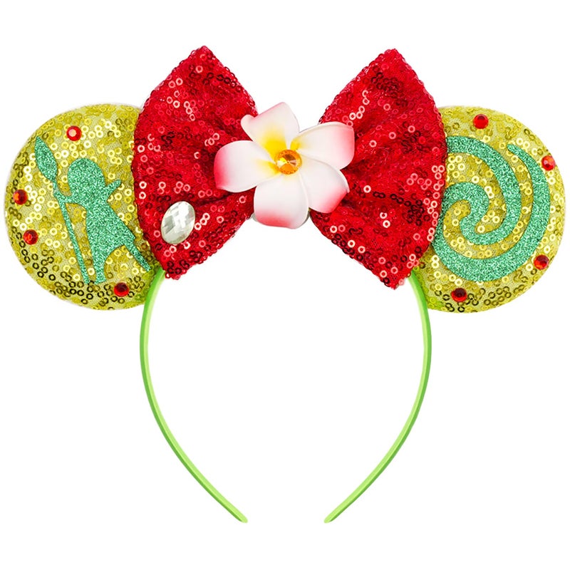 MADO Floral Mouse Ears Headband for Women, Girls, and Boys - Image 1